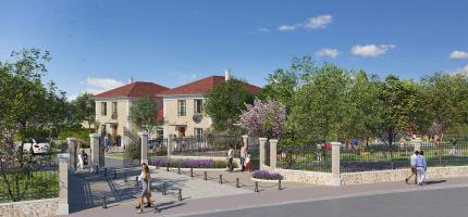 Perspective du programme neuf Les Villas de Flore 