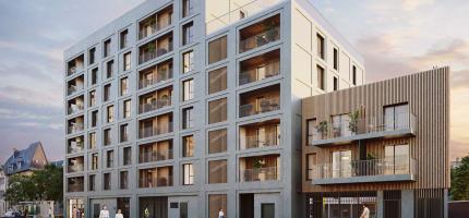 Perspective du programme neuf My Campus Rennes Centre 