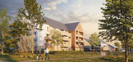 Perspective du programme neuf Les Rives du Parc 