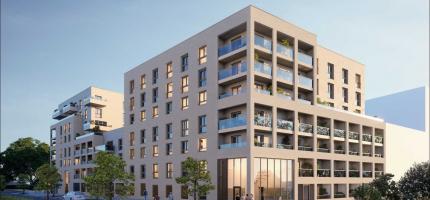 Perspectives du programme neuf My Campus Rennes Baud Chardonnet 