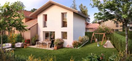 Perspective du programme neuf LE CHANT DES COLLINES - MAISONS 