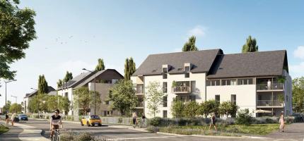 Perspective du programme neuf Les Allées d'Aria 