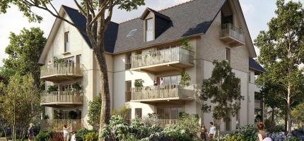 Perspective du programme neuf Le Domaine des Chartreux 