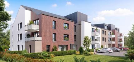 Perspective du programme neuf L'Ecrin Vert 