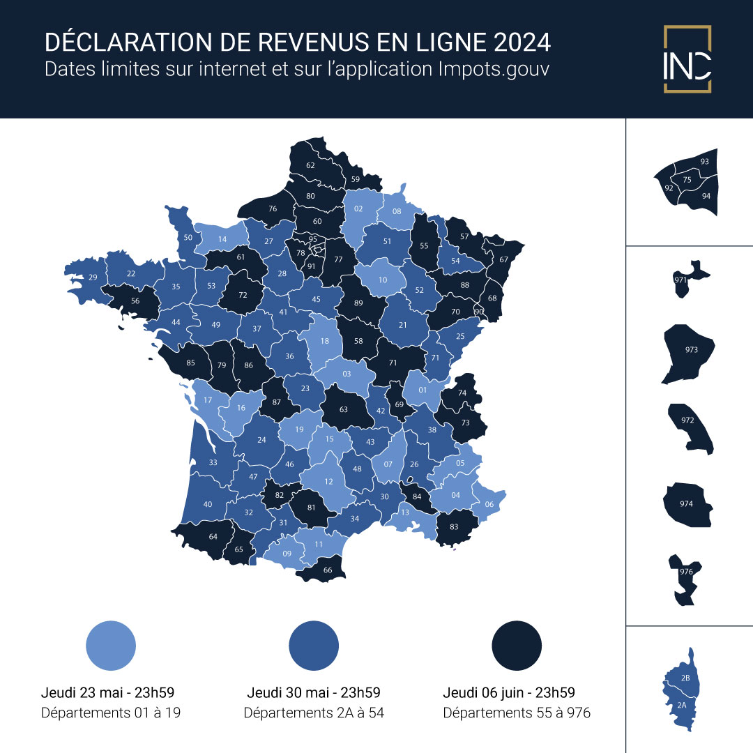 Dates limites des déclarations d’impôts 2024 :  le calendrier fiscal en détails.