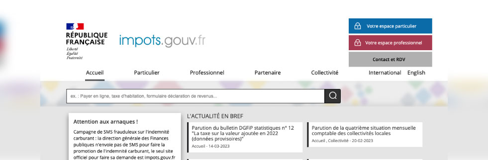 Image illustrant l'article : Impôts sur le revenu 2023 : ouverture le 13 avril du service de déclaration en ligne